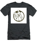Businessman Fedora Hat Bank Notes Circle Cartoon Aloysius Patrimonio T-Shirt