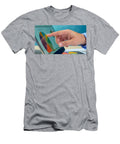 Businessman Pointing and Expanding Graphs on Modern Touch Screen Laptop Milleflore Images T-Shirt