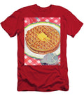 Butter Melting on a Stack of Waffles 1935 Screen Print American School T-Shirt