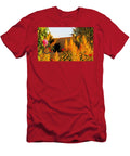 Butterfly and Hummingbird in Golden Light Mario G Rivera T-Shirt