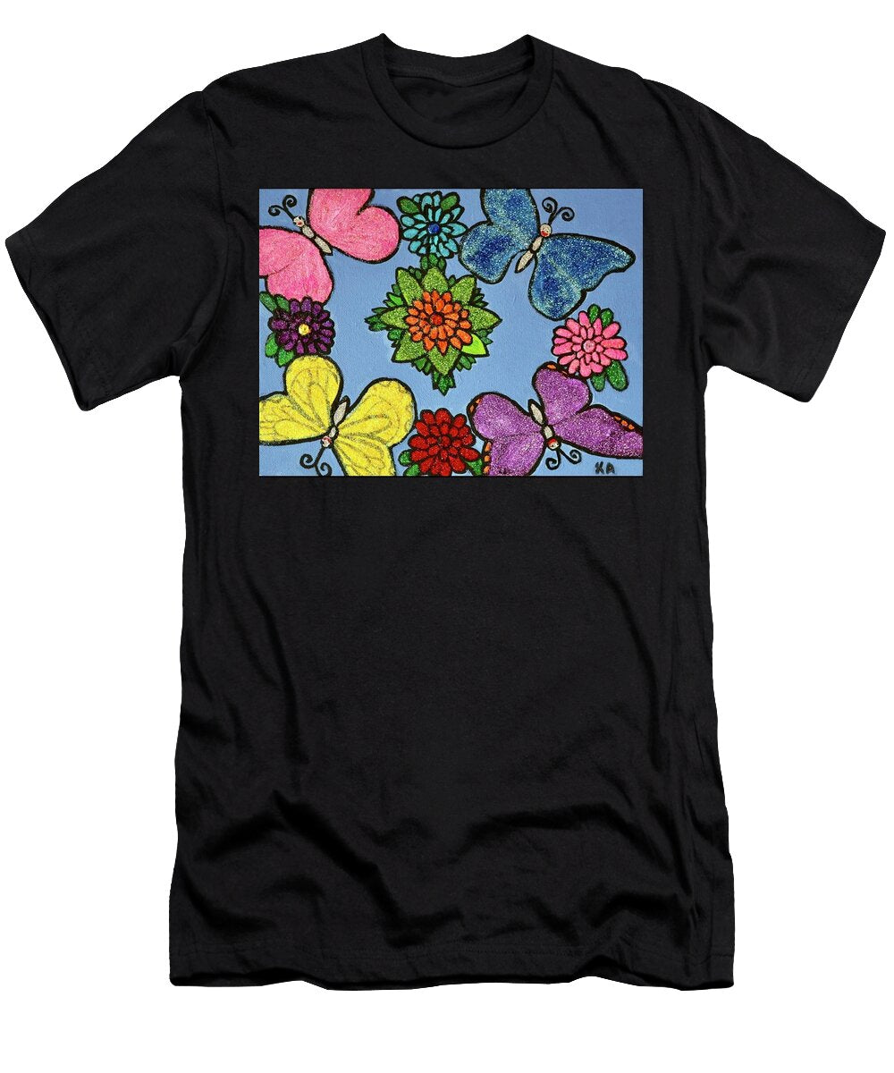 Butterfly Circle Kristi Argyle T-Shirt
