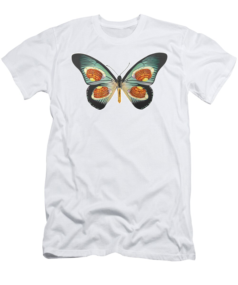 Butterfly with Pancakes Matt Forderer T-Shirt