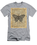 Butterfly Zentagle Vinatge Dictionary Art Joanna Kuch T-Shirt