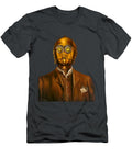 C 3po in Suit Oil on Velvet From Velvetifycom Jorge Terrones T-Shirt