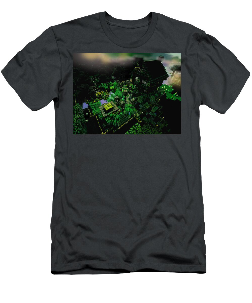 Cabin Scenery Daniel R Johnson T-Shirt
