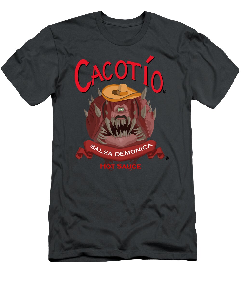 Cacotio Salsa Demonica Hot Sauce Alexis Bishop T-Shirt