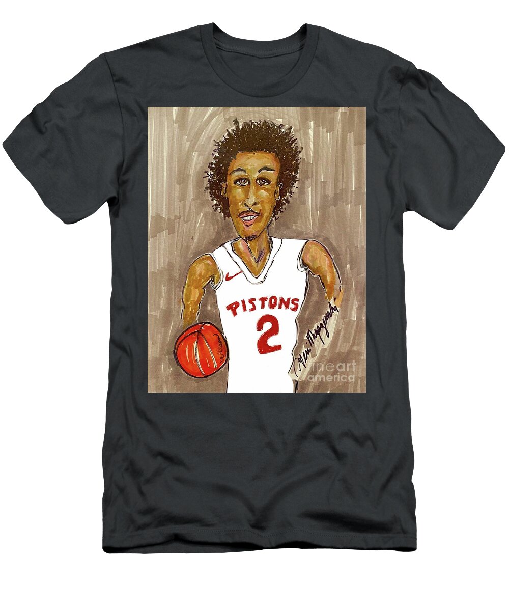 Cade Cunningham Detroit Pistons Basketball Geraldine Myszenski T-Shirt
