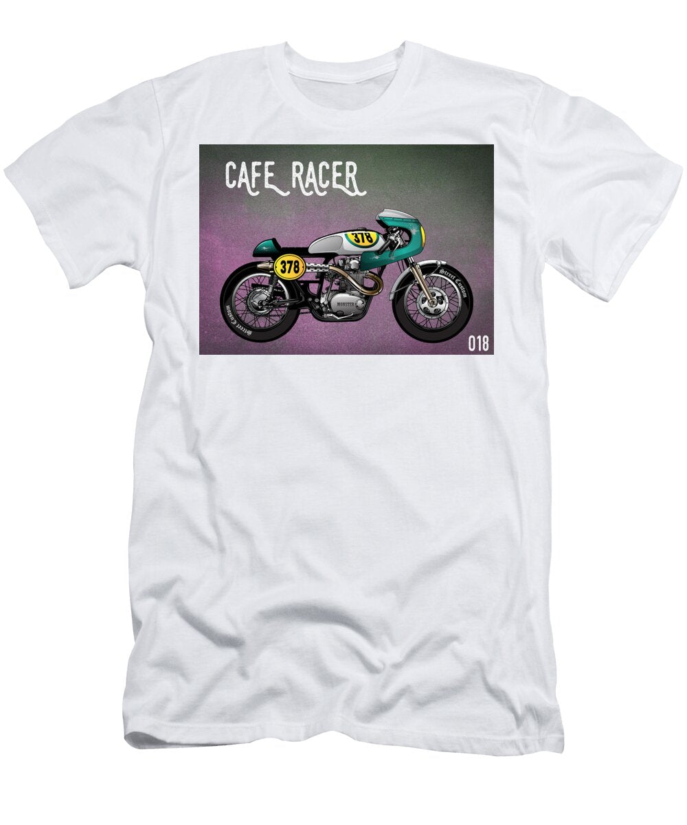 Cafe Racer Vintage Motorcycle 018 Carlos V T-Shirt