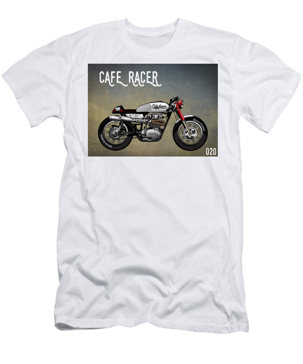Cafe Racer Vintage Motorcycle 020 Carlos V T-Shirt