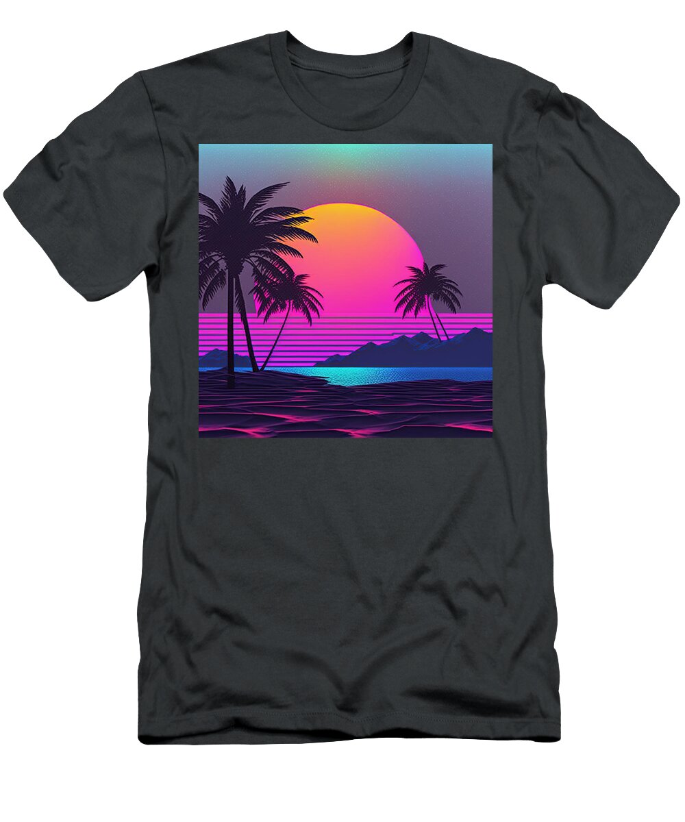 Cali Beach 1980 Peter Tinker T-Shirt