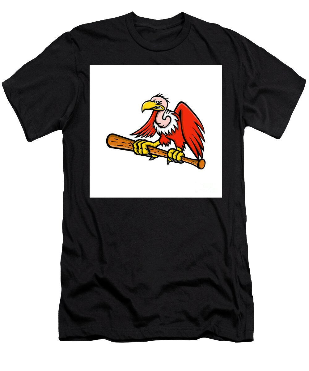 Californian Condor Baseball Mascot Aloysius Patrimonio T-Shirt