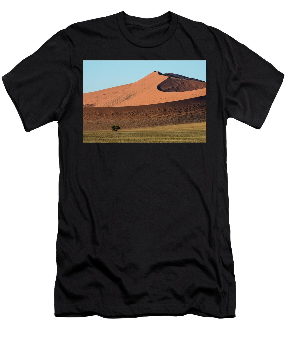 Camel Thorn Tree Growing in the Rocky Plains At the Base of Emanuele Biggi Natureplcom T-Shirt