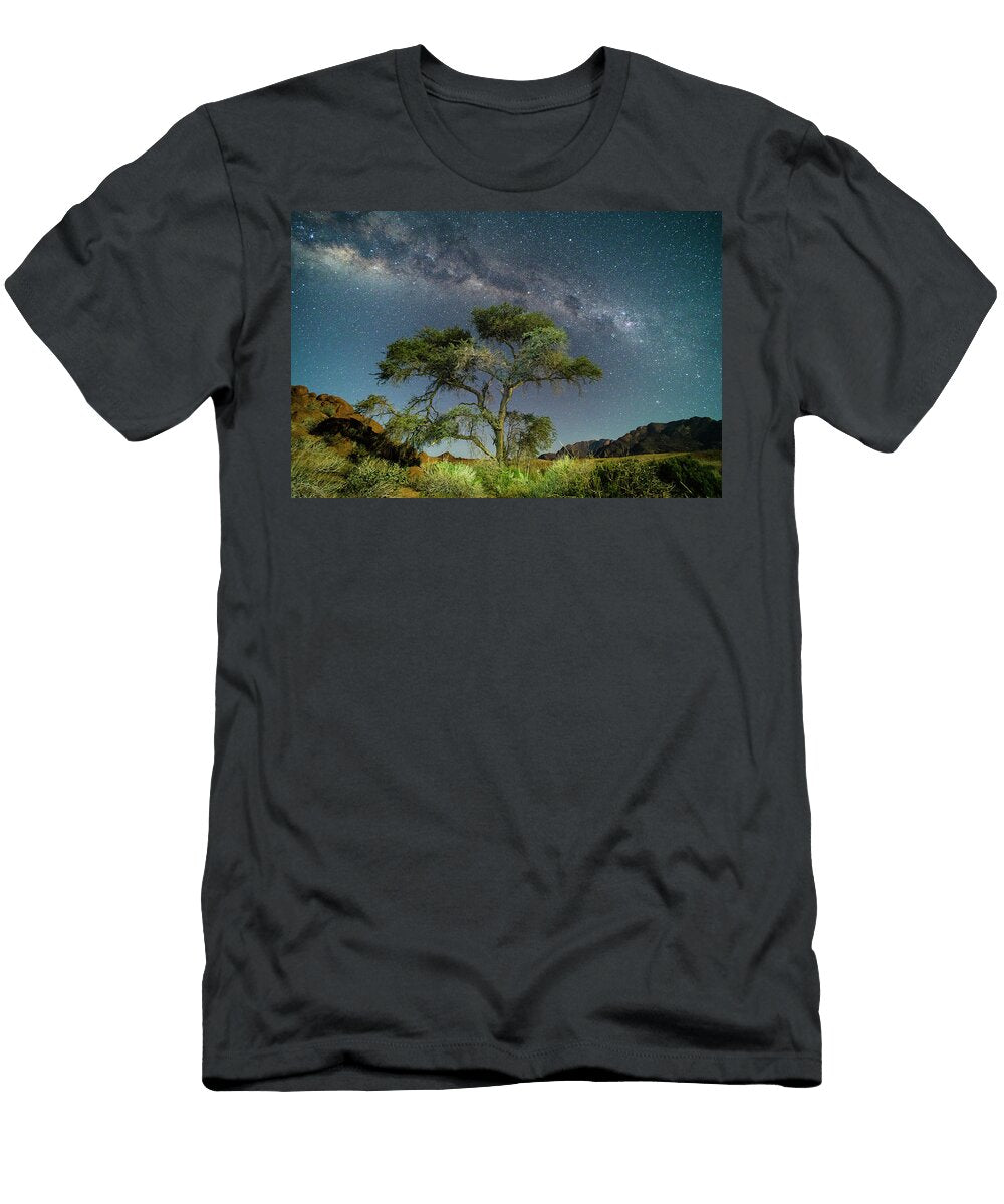 Camel Thorn Tree in the Rocky Outcrops Around Brandberg Emanuele Biggi Natureplcom T-Shirt
