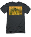 Camouflaged Roadrunner in Grassy Field Mario G Rivera T-Shirt