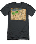 Camp Half Blood Map Marvin Carlock T-Shirt