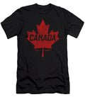 Canada Est 1867 Vintage Faded Canada Maple Leaf Design Deluxe Chimp T-Shirt