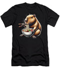 Capybara Eating Pho Capybara Pho Vietnamese Food Noodle Lover Job T-Shirt