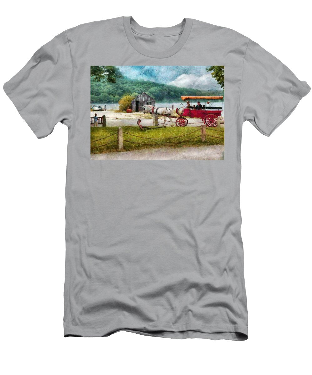 Car Wagon Traveling in Style Mike Savad T-Shirt