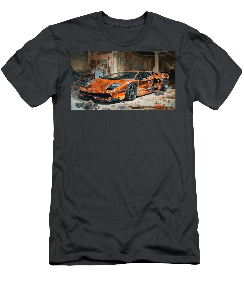 Car 1568 Lamborghini Diablo Vt 6 Clark Leffler T-Shirt