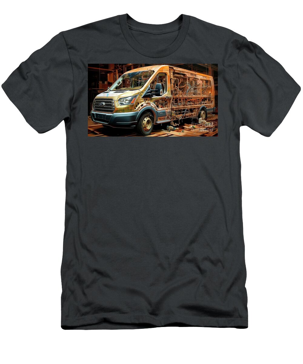 Car 2762 Ford Transit Chassis Cab Clark Leffler T-Shirt