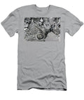 Car Engine Belt and Gears Detail Goce Risteski T-Shirt