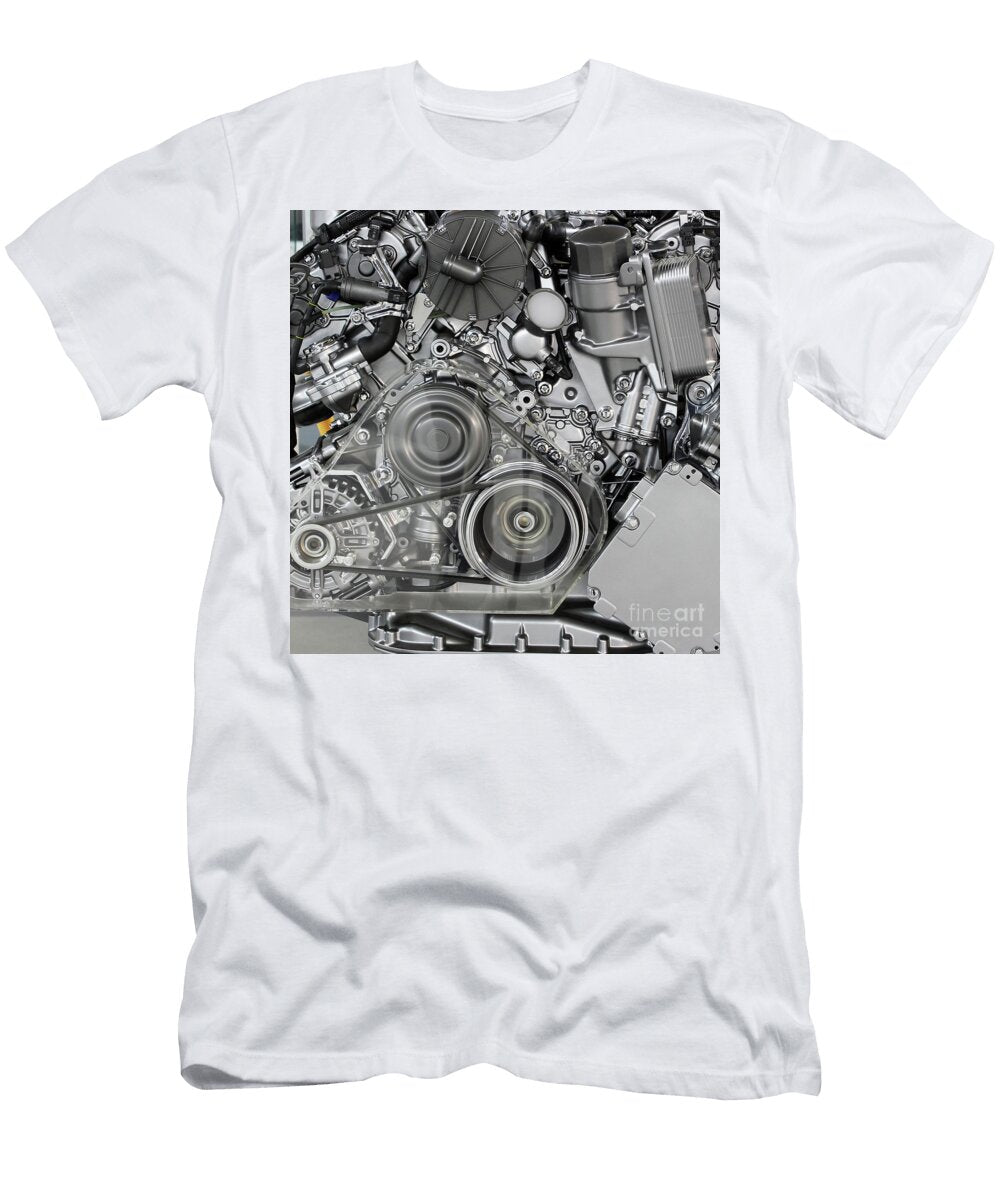 Car Engine Front View Detail Goce Risteski T-Shirt