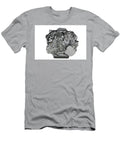 Car Engine Front View Isolated on White Goce Risteski T-Shirt