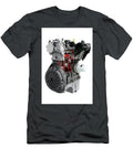 Car Engine Isolated on White Background Goce Risteski T-Shirt