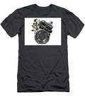 Car Engine Isolated on White Goce Risteski T-Shirt