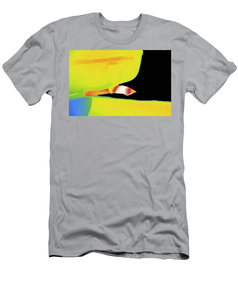 Car Exhaust Pipe Thermogram Science Stock Photography T-Shirt