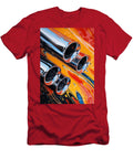 Car for Man Close Up of Mustang Exhaust Pipes Gift for Husband Destiney Sullivan T-Shirt
