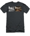 Car Garage Blue Collar Work 1923 Side By Side Mike Savad T-Shirt