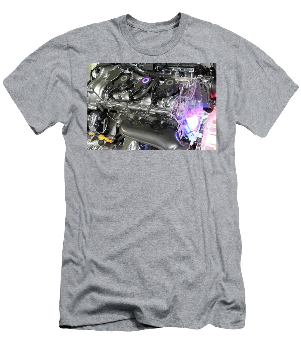 Car Hybrid Engine Futuristic Technology Goce Risteski T-Shirt