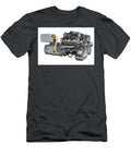 Car Hybrid Engine Isolated on White Goce Risteski T-Shirt