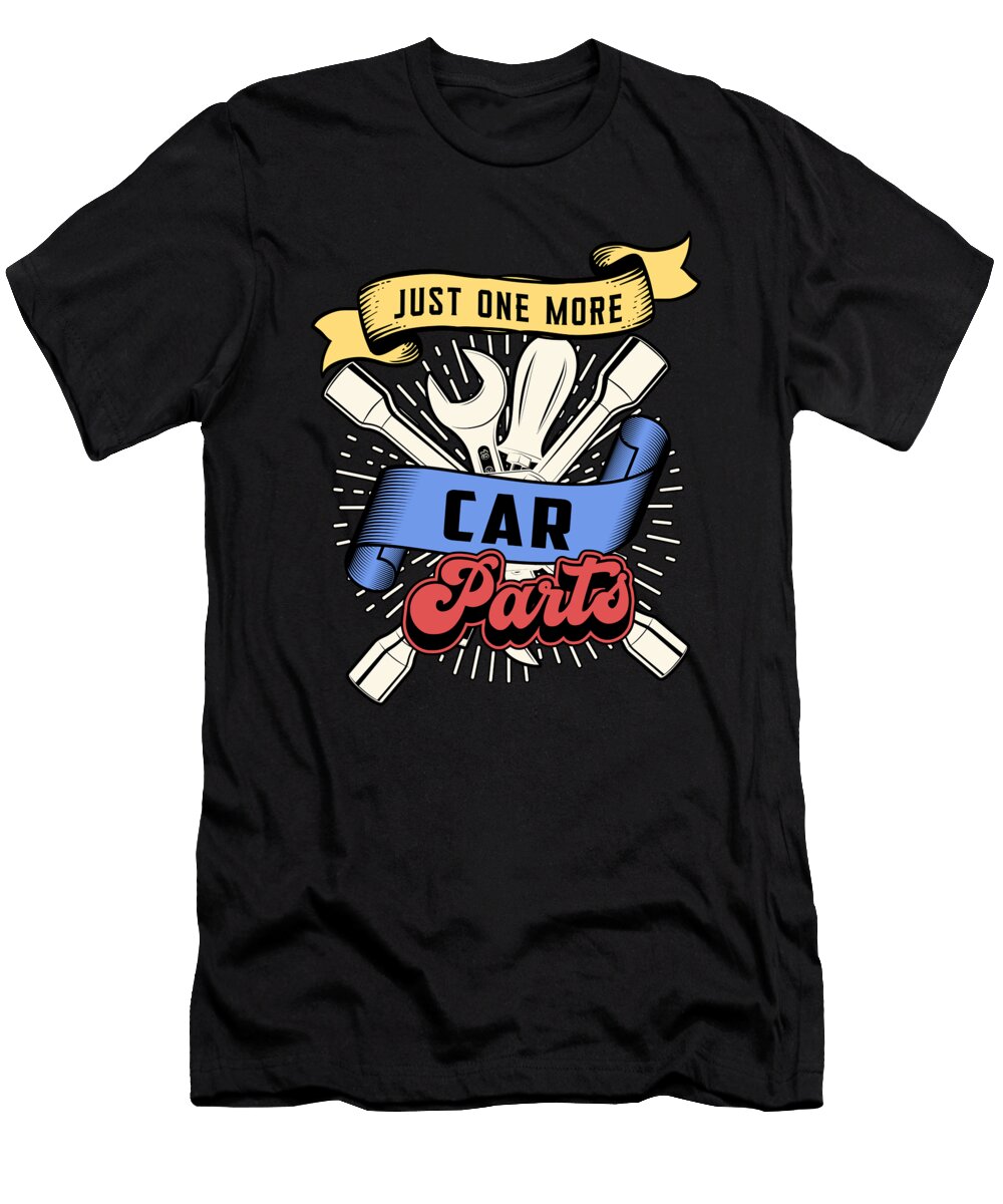 Car Mechanic Car Engine Mechanics Retro Funny Gift Tshirtconcepts Marvin Poppe T-Shirt