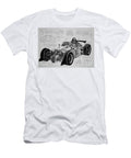 Car Sketch Vehicle Monochrome Minimal Auto Pencil Rxc Geometric Radical Clint Mclaughlin T-Shirt