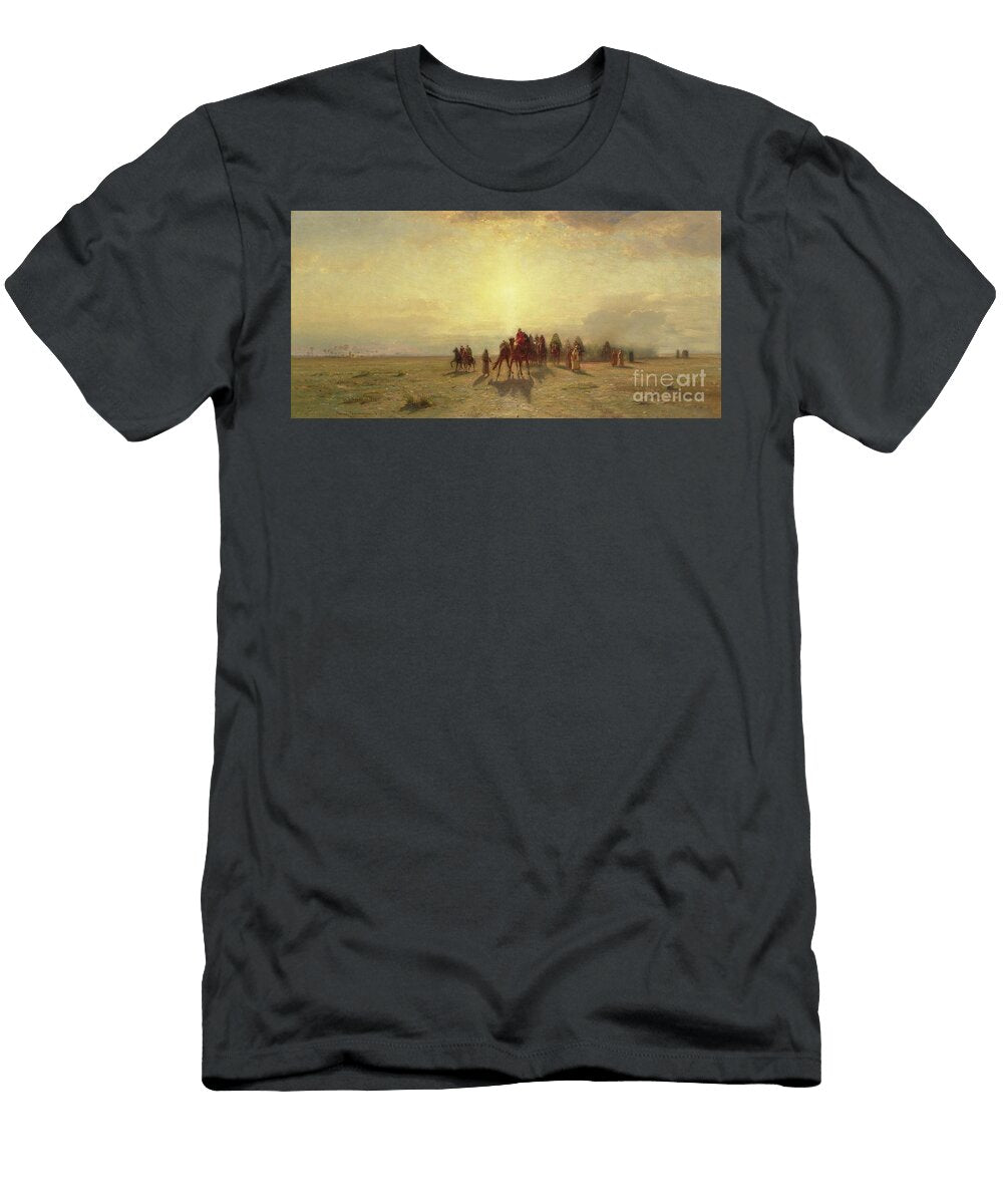 Caravan in the Desert 1878 Samuel Colman T-Shirt