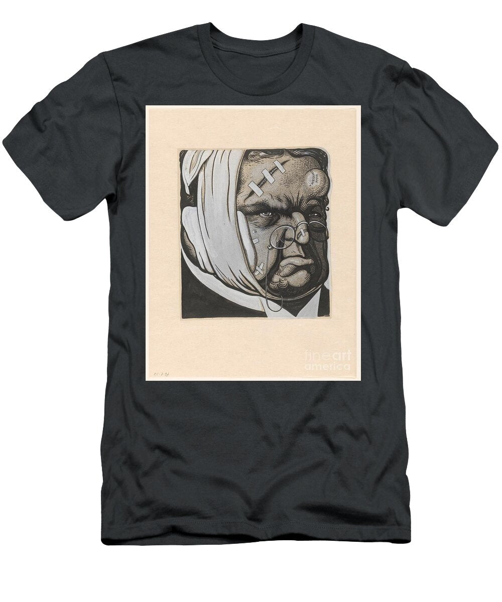 Caricature of Abraham Kuyper After the Trip to Brussels and the Case of Heeckeren Albert Hahn I Albert Hahn T-Shirt