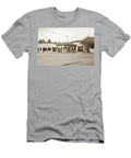 Carmel Garage Ford Show Room and Chevron Station Ocean Ave Ci California Views Mr Pat Hathaway Archives T-Shirt