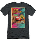 Cars Lightning Mcqueen in Radiator Springs Minimal Movie Poster Retro Film Poster Vintage Sampadart Gallery T-Shirt