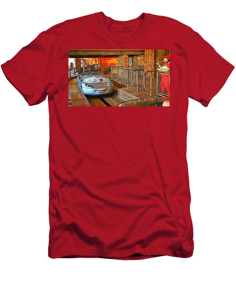 Carsland Comes to Life Barkley Simpson T-Shirt