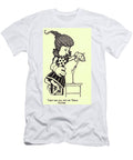 Cartoon Girl in Thick Gloves Attempting Delicate Task Au1 Jean De Boschere T-Shirt