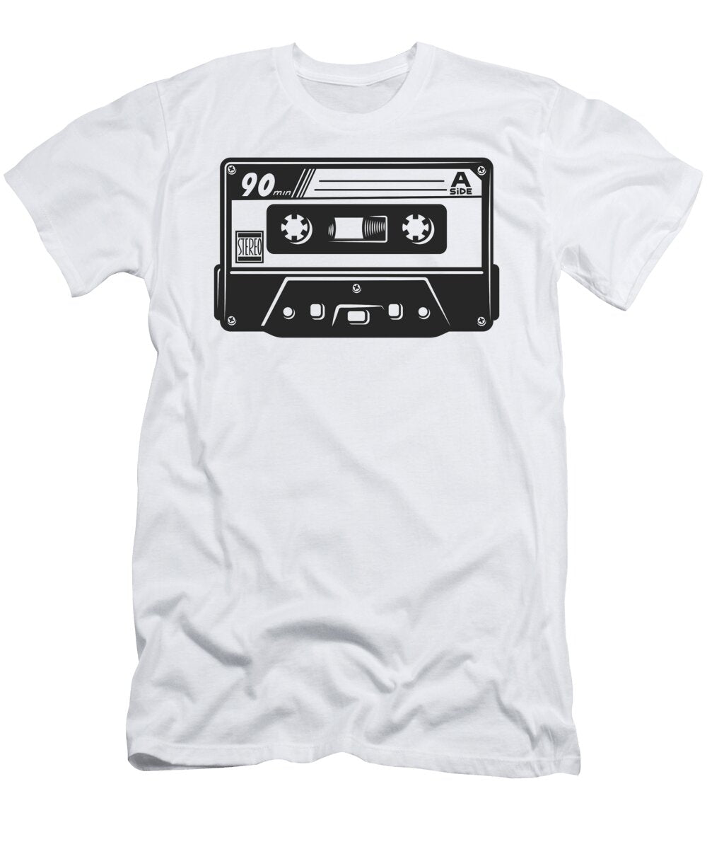 Cassette Tape Retro Vintage Music Maltiben Patel T-Shirt