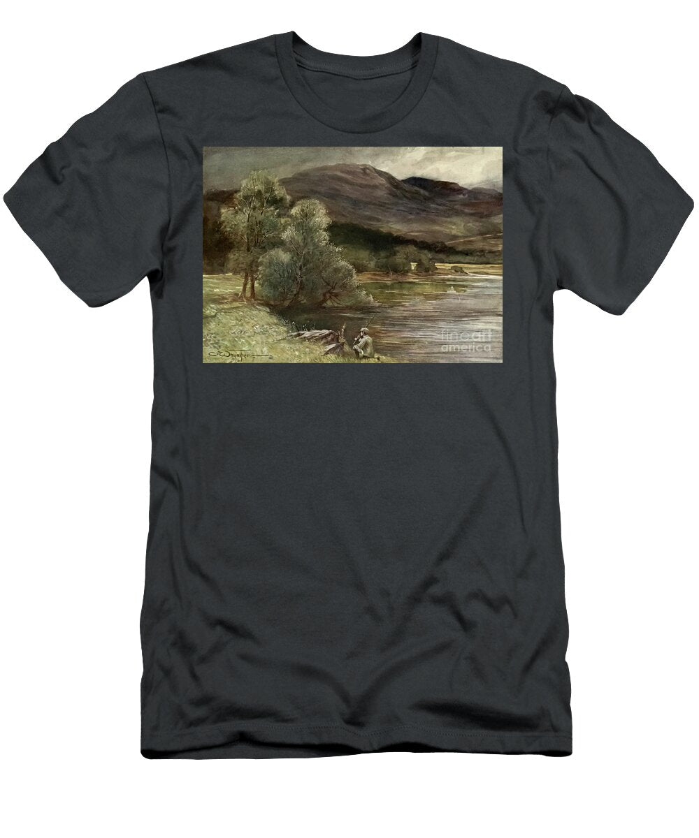 Casting Into an Awkward Corner N1 Historic Illustrations T-Shirt