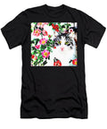 Cat and Wild Roses Zelda Tessadori T-Shirt