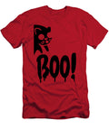 Cat Boo Funny Hiding Cat Scary Halloween Cat Aliouidirn T-Shirt