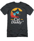 Cat Daddy Vintage 80s Style Cat Retro Sunglasses Distressed Ngu Thuc Ly T-Shirt