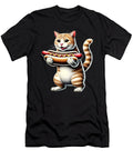 Cat Eating Hotdog Kitten Hotdog Lover Job T-Shirt