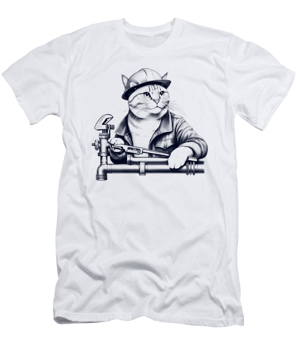 Cat Plumber Job T-Shirt