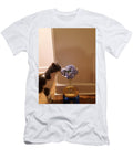 Cat Smells Flower Dawn Kirby T-Shirt